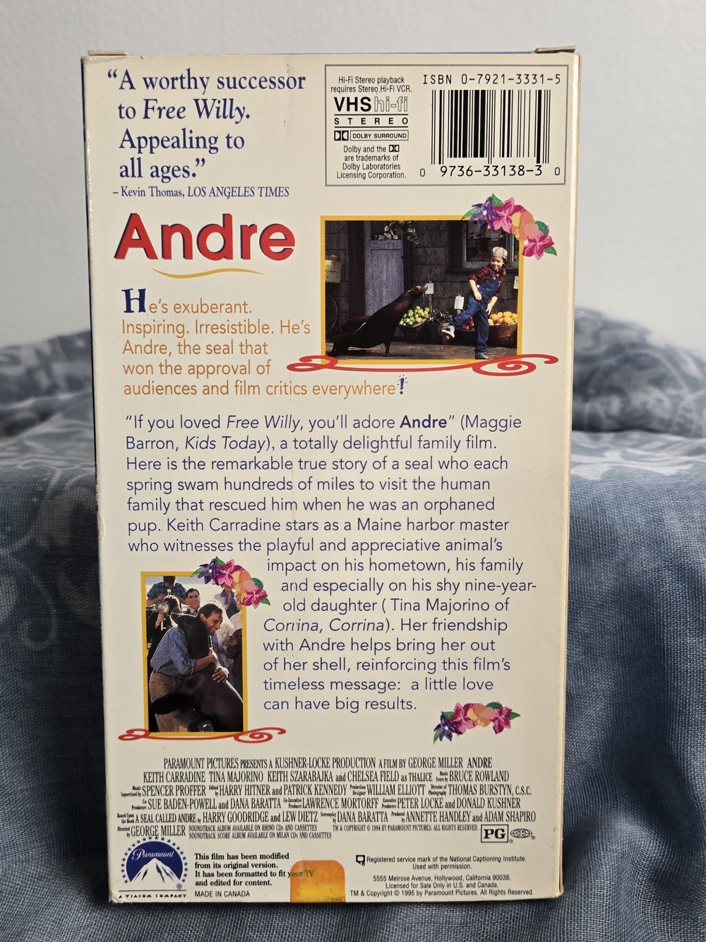 Andre VHS Movie Tape - Picture 3 of 4